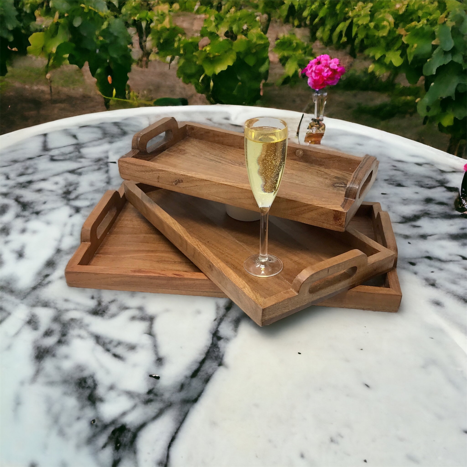Set of 3 Hors doeuvre Trays 